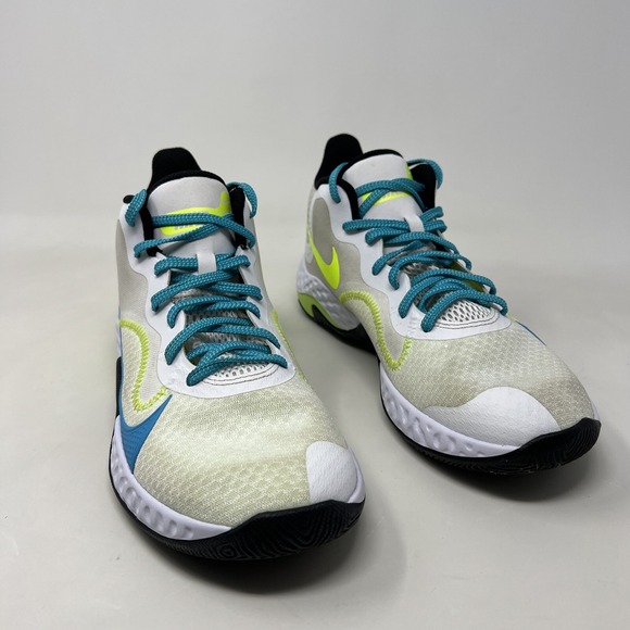 Nike Renew Elevate Sz 9.5 'White Volt Light Blue Fury' CK2669-102 - Picture 8 of 12